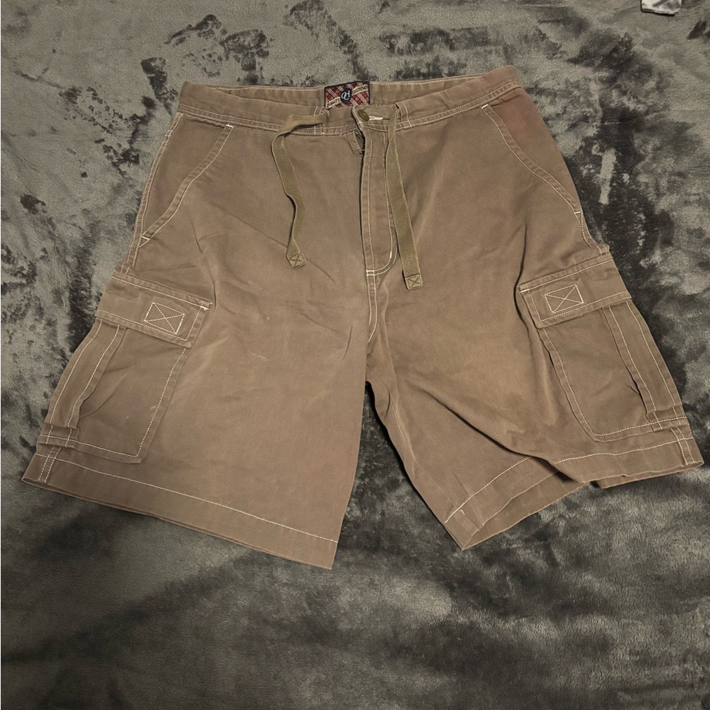 Men's Brown Cargo Shorts